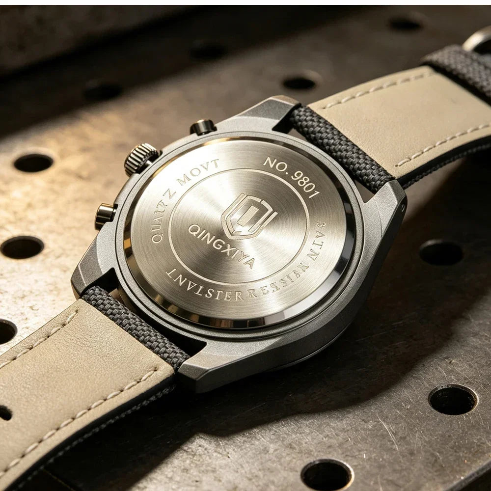 Fashion Casual Men Quartz Watch with Auto Date Chronograph Waterproof Sport Relogio Masculino