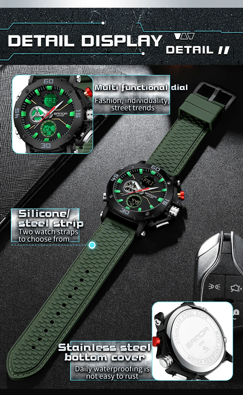Fashion Brand Men Watches G-Style Clock Trend Sports Watch For Man Analog Wristwatch Mens Shock Quartz Military Watch Waterproof