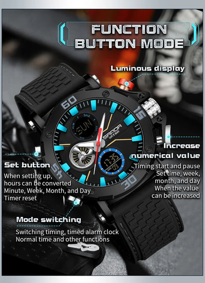 Fashion Brand Men Watches G-Style Clock Trend Sports Watch For Man Analog Wristwatch Mens Shock Quartz Military Watch Waterproof