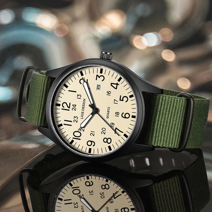 New Fashion LIGE Fashion Man Watch Outdoor Casual Sport Classic Auto Date Waterproof Luminous Quartz Watches Male Wear-resistant
