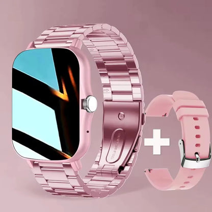 Smart Watch 1.83" Hd Screen Bluetooth Call Heart Rate Blood Oxygen Health Monitor Sports Smartwatch Women Men Holiday Gifts Ht30