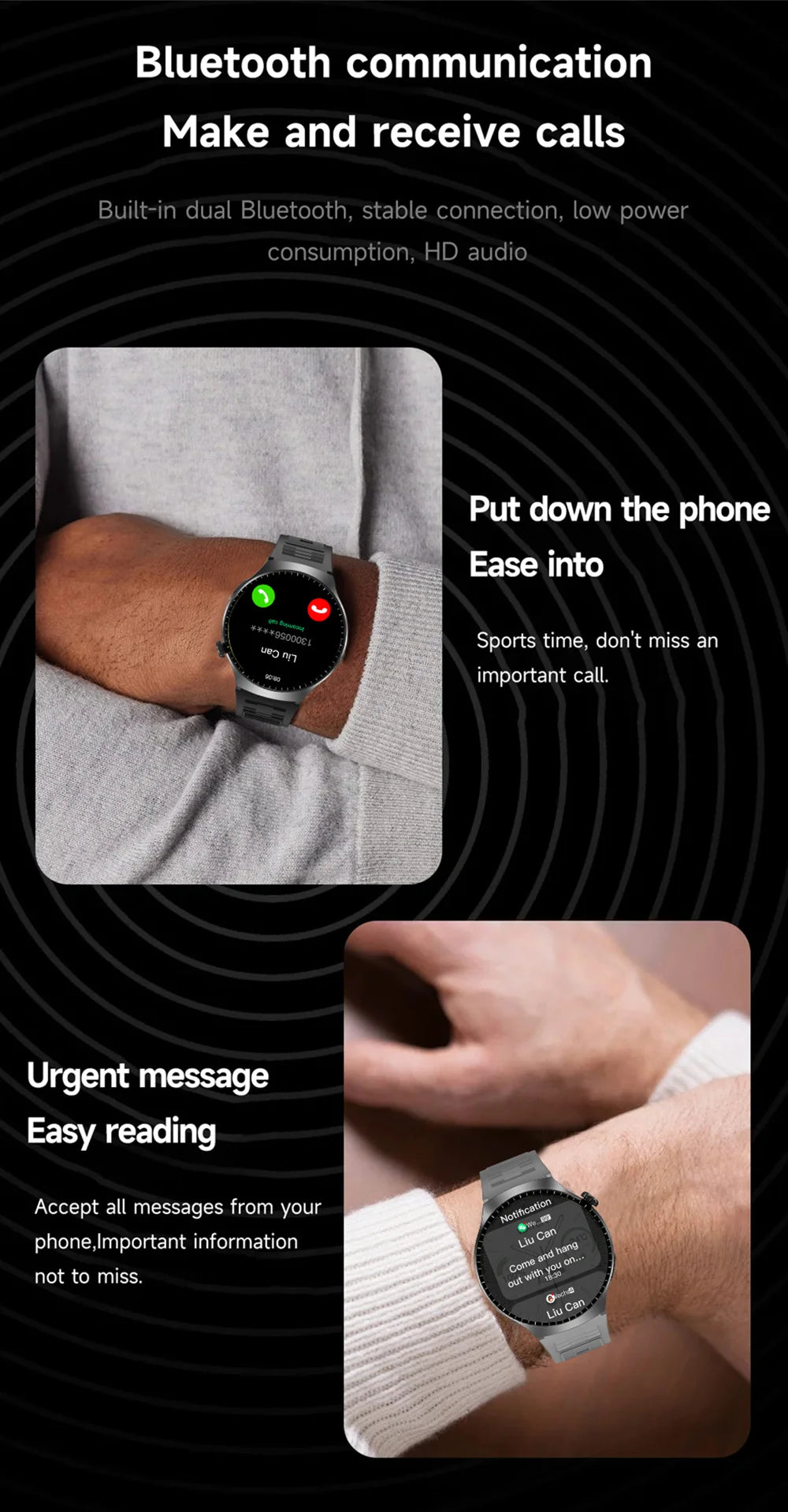 2026 Men Smartwatch for Women Full Touch Screen Voice Call Fitness Tracker Smart Watch Waterporoof Sport Wristwatch Gift Ht30