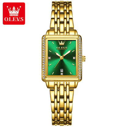 OLEVS 9995 Date Watch for Women Luxury Waterproof Luminous Watches Elegant Quartz Ladies Womens Wristwatces Relojes Para Mujer
