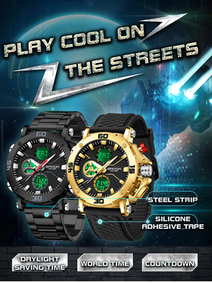 Fashion Brand Men Watches G-Style Clock Trend Sports Watch For Man Analog Wristwatch Mens Shock Quartz Military Watch Waterproof