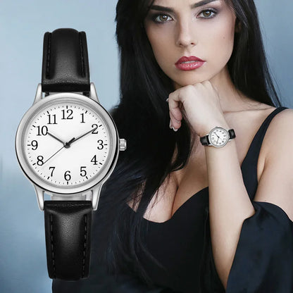 New Fashion Students Watches Ladies Luxury Wrist Watches Woman Small Leather Bracelet Watch For Girls Gifts Relogio Feminino Hot