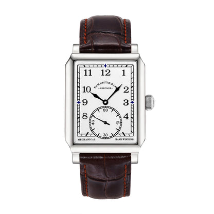 FARASUTE 2026 New Retro Wristwatches Men Casual Manual Square Customized Mechanical Movement Watch Male Sapphire Glass Reloj