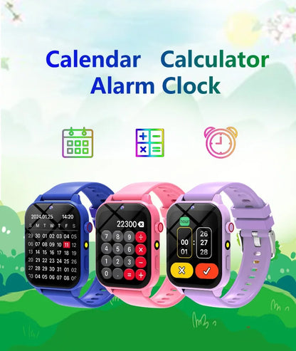 Smartwatch Children's Games Watch 1.83 Inch Display Screen Sleep Monitor Camera Alarm Clock Kids Bracelet for Boys Girls Gifts