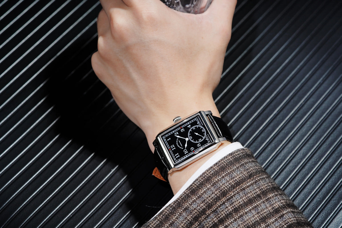 FARASUTE 2026 New Retro Wristwatches Men Casual Manual Square Customized Mechanical Movement Watch Male Sapphire Glass Reloj