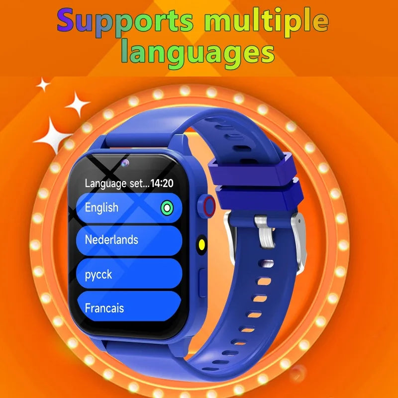New Smart Watch Kids Toys 18 Games Sleep Monitoring Alarm Clock Calculator Steps Children Smartwatch Camera Girls Boys Gifts