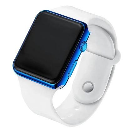 Digital Watches  Men For Women Electronic LED  Wristwatch  Fashion Casual Simple Silicone Female Clock