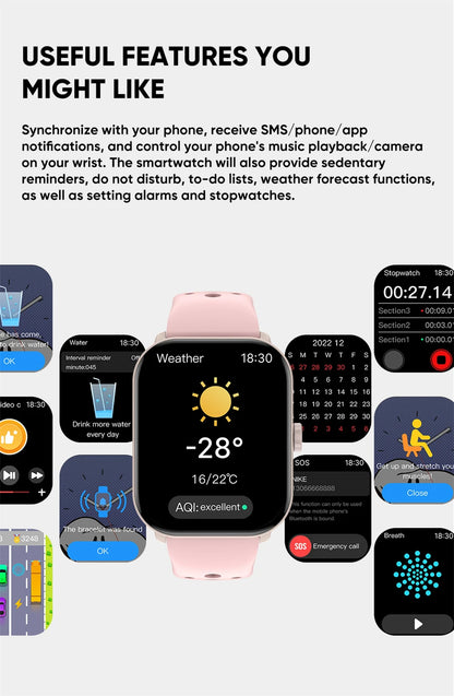 For Xiaomi Watch 5 Global Version Sports Smart Watch Men Women HD AMOLED Screen Heart Rate Call GPS Track Waterproof Smartwatch