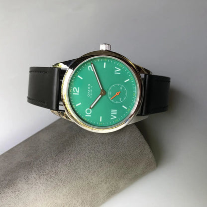 High-end men's 38.5mm automatic mechanical watch, equipped with Seagull ST17 movement, waterproof and luminescent