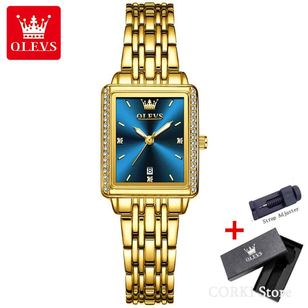 OLEVS 9995 Date Watch for Women Luxury Waterproof Luminous Watches Elegant Quartz Ladies Womens Wristwatces Relojes Para Mujer