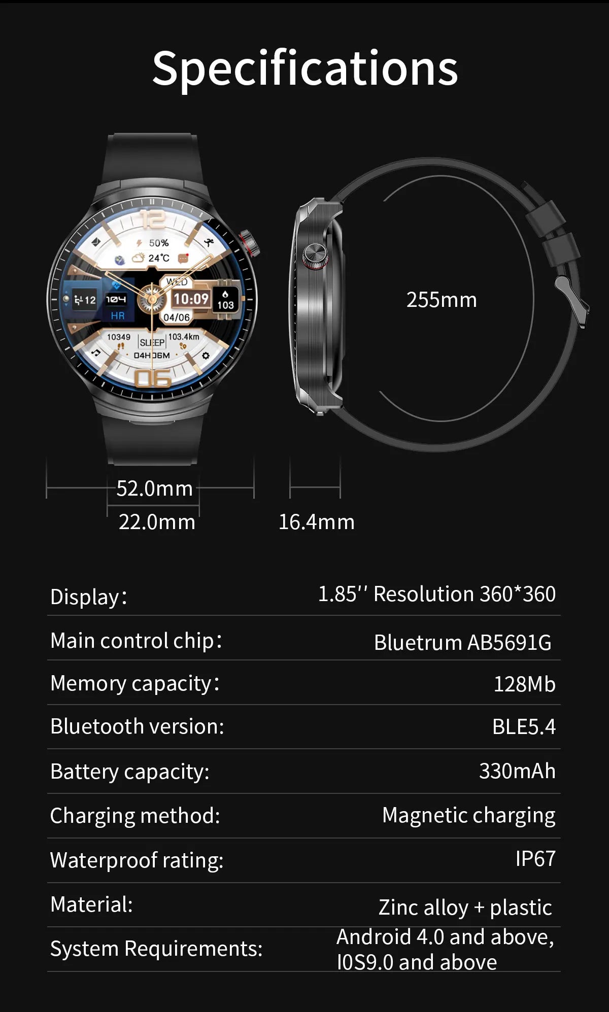 2026 T-REX3 New 2 in 1 Smart Watch With Earbuds Smart Watch TWS Bluetooth Earphone Heart Rate Blood Oxygen Monitor Sports Watch