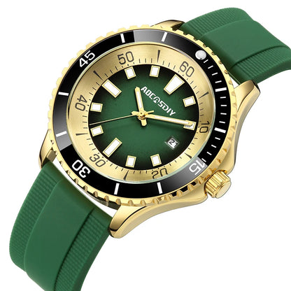 Casual Watches for Men Fashion New Men's Watch Multi Functional Luminous Date Quartz Wrist Watch Waterproof Leisure Man Clock