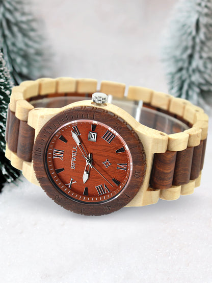 Wooden Watch for Men, Handmade Lightweight Wooden Wrist Watches, Mens Wooden Watch, Wood Watch Gifts for Men