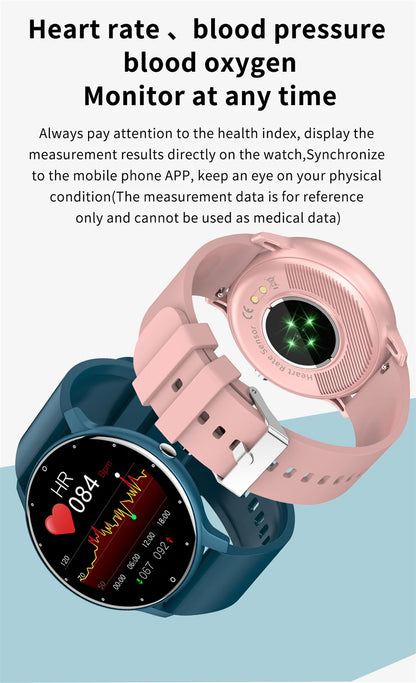 LIGE Smart Watch Women Men Full Touch Screen Bluetooth Call Smartwatch Waterproof Sports Fitness Tracker Watches for Android iOS