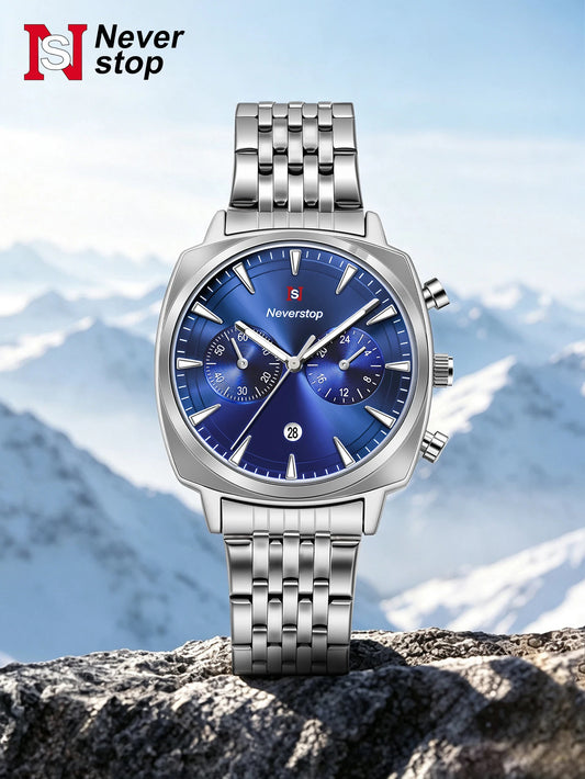 Fashion Steel Strap Watch for Men: Edgy, Elite, Business, Minimalist, Premium Gift Essential