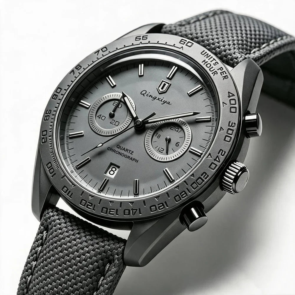 Fashion Casual Men Quartz Watch with Auto Date Chronograph Waterproof Sport Relogio Masculino