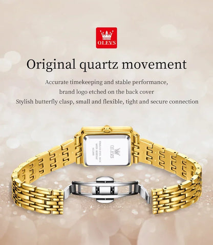 OLEVS 9995 Date Watch for Women Luxury Waterproof Luminous Watches Elegant Quartz Ladies Womens Wristwatces Relojes Para Mujer