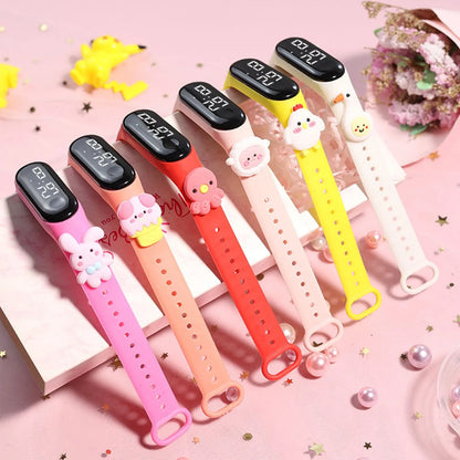 2024 New Sports Watch Outdoor Silicone Bracelet Electronic Watch  Cartoon Bracelet Digital Watches Unisex Gift