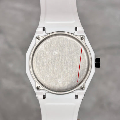 Modern Sketch 2D White Comic Watch Men's Watches Casual Fashion Design for Holiday Gifts Christmas & Halloween Exquisite Gifts
