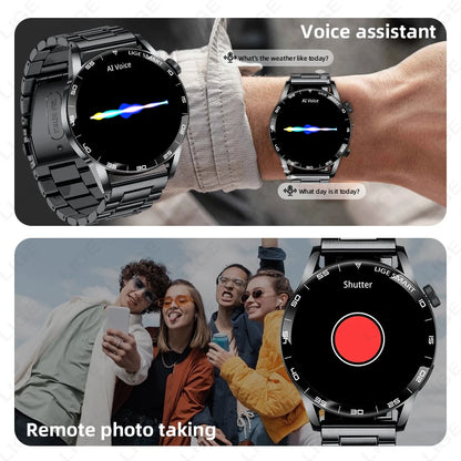 LIGE 2026 New Smartwatch Men For Android iOS Phone 1.38" HD Bluetooth Call Heart Rate Monitor Waterproof Sport Smart Watch Women