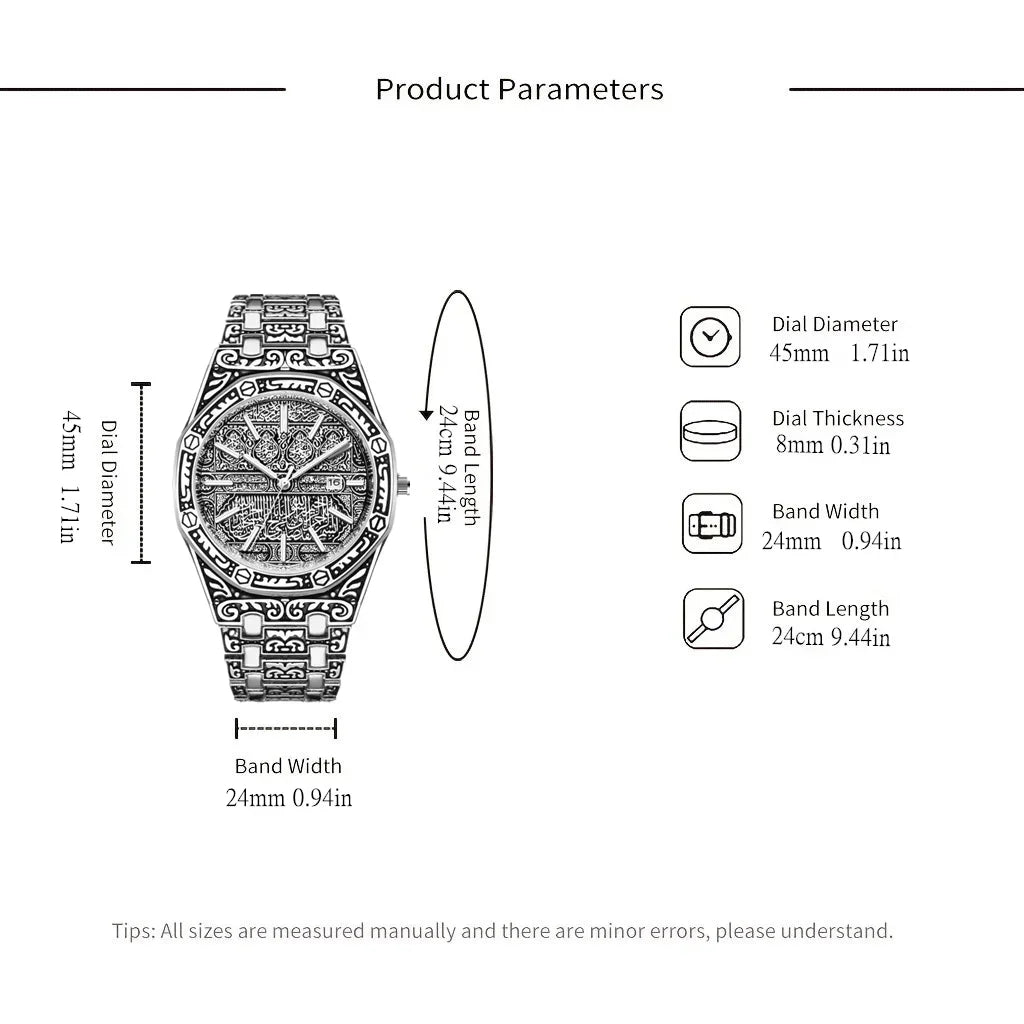Vintage Elegant Men's Watch Fashion Business Trendy Watch