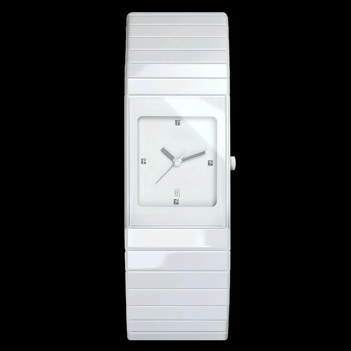 Brand men's watch, quartz women's watch, fashionable and versatile small black steel couple watch