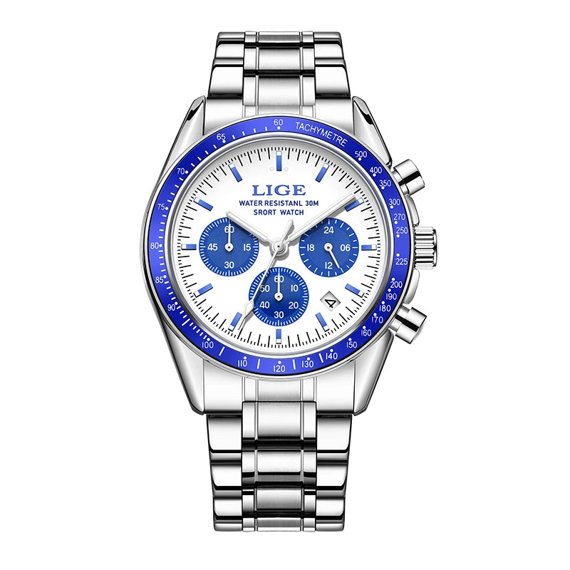2026 New Sports Watch Men Top Brand Luxury Mens Watches Business Waterproof Military Quartz Chronograph Wristwatch Montre Homme