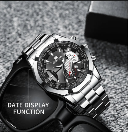 2023 Top Brand Luxury Watch Fashion Selling Gold Sports Casual Quartz  Travel Wristwatch Waterproof Mens Clock Relogio Masculino