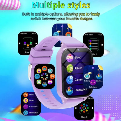 New Smart Watch Kids Toys 18 Games Sleep Monitoring Alarm Clock Calculator Steps Children Smartwatch Camera Girls Boys Gifts