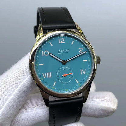 High-end men's 38.5mm automatic mechanical watch, equipped with Seagull ST17 movement, waterproof and luminescent