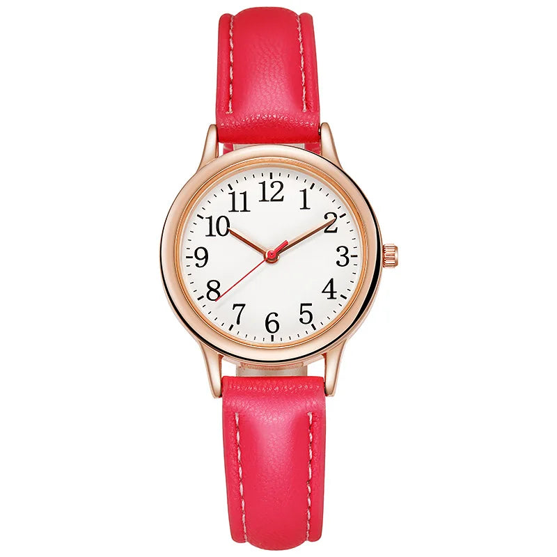 New Fashion Students Watches Ladies Luxury Wrist Watches Woman Small Leather Bracelet Watch For Girls Gifts Relogio Feminino Hot