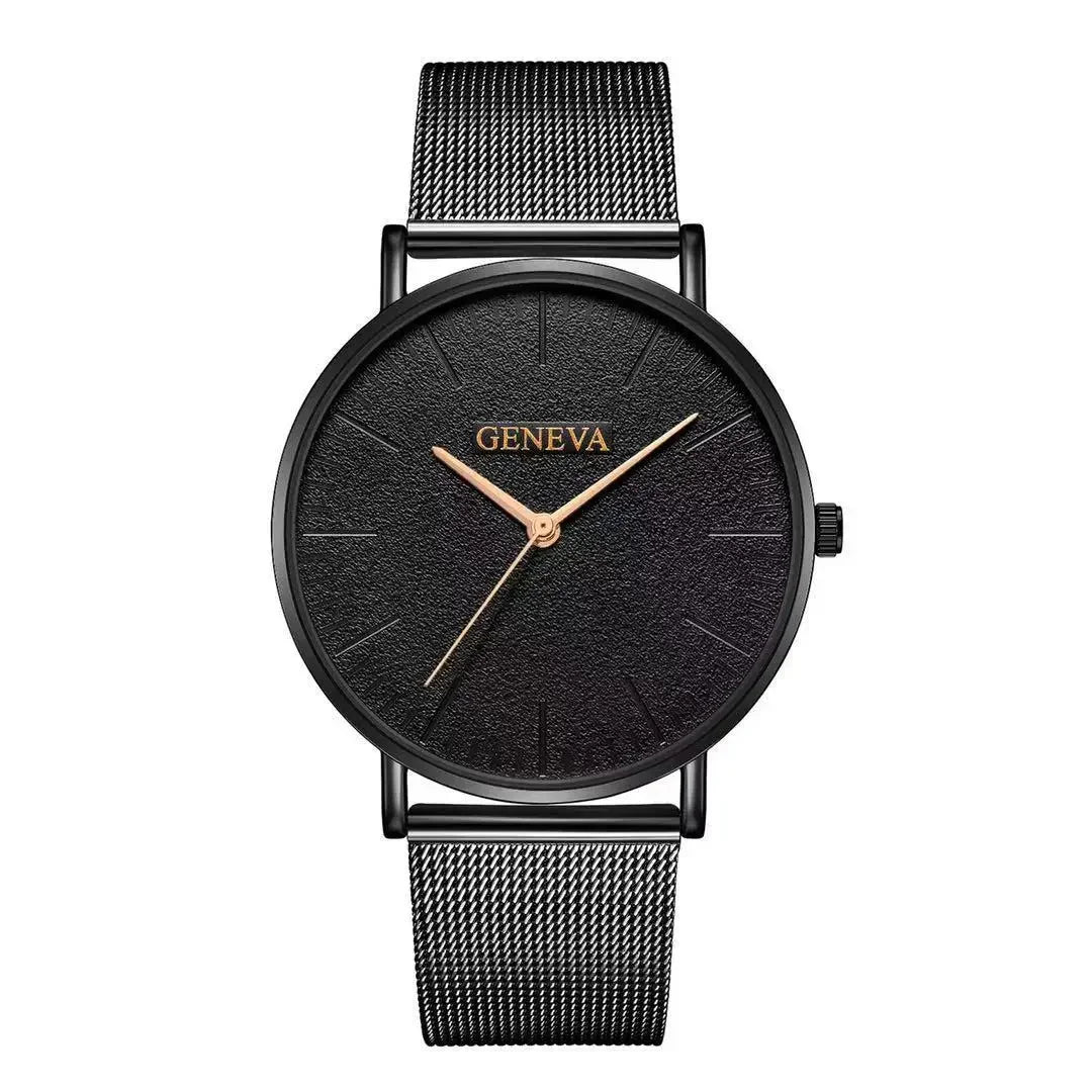 2025 Women's Watch Vintage Classic Fashion Dial Casual Steel Strip Strap Gold Rose Feminine Casual Quartz Wristwatch
