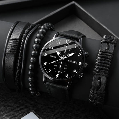 2026Men's versatile fashion watch, hot selling in foreign trade, business two eye watch