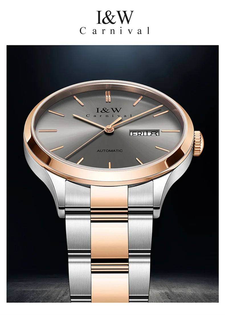 IW Watches Men Luxury Brand MIYOTA Mechanical Watch Fashion Automatic Watch Reloj Hombre Sport Clock Male Hour Relogio Masculino