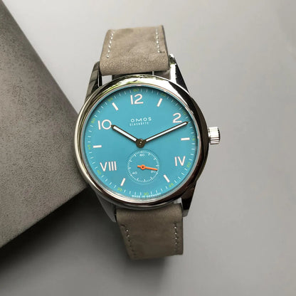 High-end men's 38.5mm automatic mechanical watch, equipped with Seagull ST17 movement, waterproof and luminescent