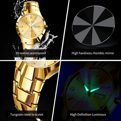 OLEVS Brand Watch Hot Selling Waterproof Tungsten Steel Men's Watch 8697