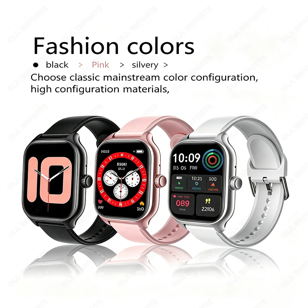 Smart Watch Plus Men Women Plus Full Touch Screen Sports Fitness Watch BT Call Android Phone Digital Multidial Smartwatch HW12