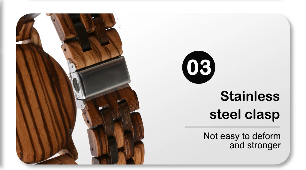 Wooden Watches for Men Fashion Anniversary Wedding Day Gift For Husband Personalized Engraved Custom Wood Watch Dropshipping