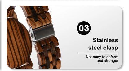 Wooden Watches for Men Fashion Anniversary Wedding Day Gift For Husband Personalized Engraved Custom Wood Watch Dropshipping