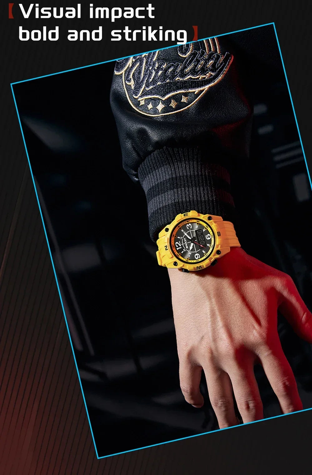 SANDA Sports Watches Men LED Watch New Waterproof Digital Wrist Watches Shockproof Sports Watches for Man Electrionic Clock