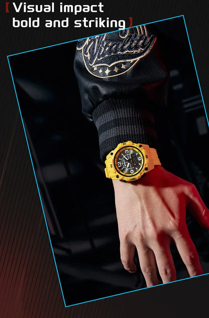 SANDA Sports Watches Men LED Watch New Waterproof Digital Wrist Watches Shockproof Sports Watches for Man Electrionic Clock