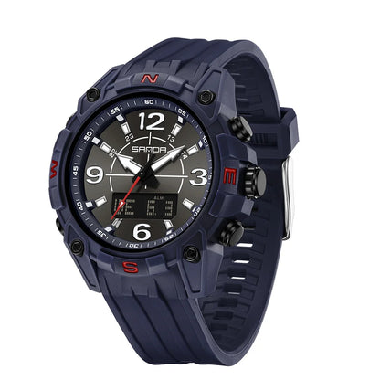 SANDA Sports Watches Men LED Watch New Waterproof Digital Wrist Watches Shockproof Sports Watches for Man Electrionic Clock
