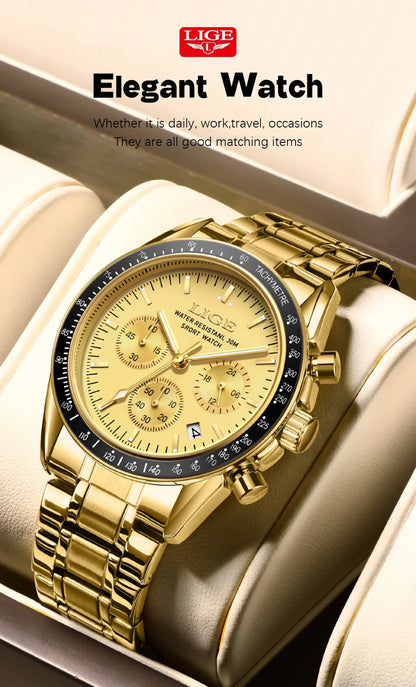 2026 New Sports Watch Men Top Brand Luxury Mens Watches Business Waterproof Military Quartz Chronograph Wristwatch Montre Homme