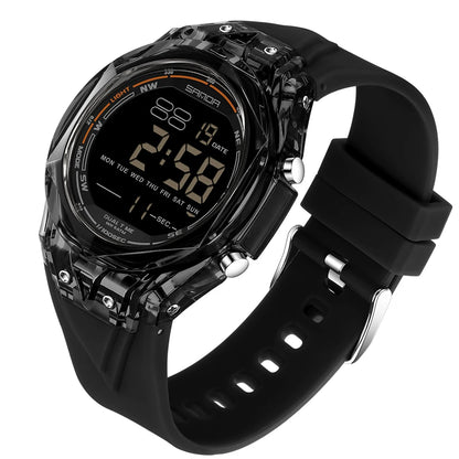 Fashion Women Digital Watches, LED Backlight Design Outdoors Sports Watch Waterproof, Countdown Date Multifunction Wrist watch