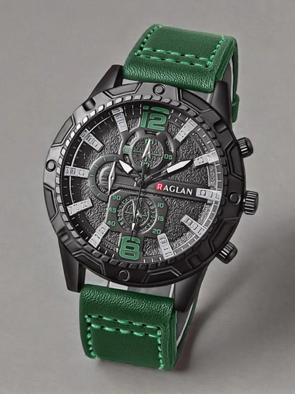 1-piece watch set, men's exquisite versatile watch, fashionable quartz watch, simple temperament watch