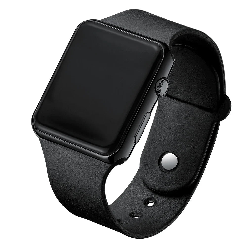 Digital Watches  Men For Women Electronic LED  Wristwatch  Fashion Casual Simple Silicone Female Clock
