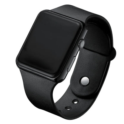 Digital Watches  Men For Women Electronic LED  Wristwatch  Fashion Casual Simple Silicone Female Clock